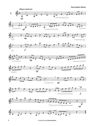 30 Melodic Studies For Clarinet - Paula Crasborn-Mooren - Partition